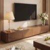 Aiva 4 Drawers TV Unit Aiva 4 Drawers TV Unit in warm walnut brown by Marina Living UAE