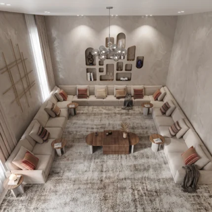 Al Noor Majlis Corner Sofa by Marina Living in UAE