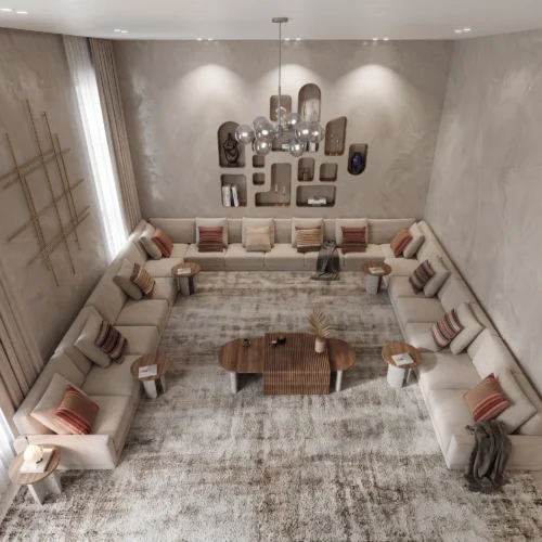 Al Noor Majlis Corner Sofa by Marina Living in UAE
