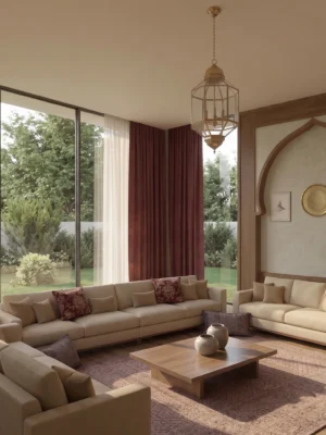Al Qamar Arabic Majlis Sofa Set Dubai UAE (5) Modern Arabic Sofa Set Dubai