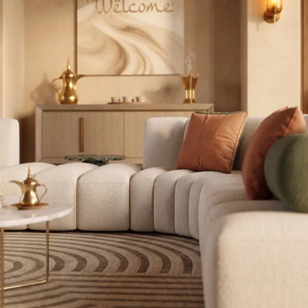 Al Rayan Majlis Curved Sofa Al Rayan Majlis Curved Sofa by Marina Living in Dubai UAE