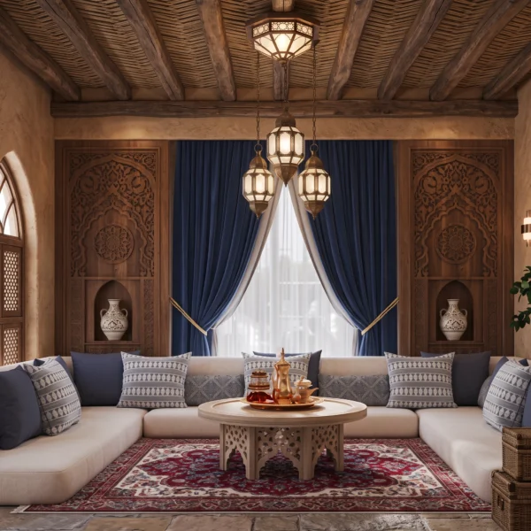 Almas Heritage Majlis Corner Sofa Almas Heritage Majlis Corner Sofa by Marina Living in Dubai UAE