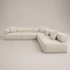 Aria-L-shaped-modular-sofa Aria L-Shaped Five-Seater Modular Sofa in beige bouclé by Marina Living UAE