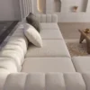 Aura U-Shaped Modular Majlis Sofa Set BY Marina Living UAE (5) Rounded Channel Back Sofa UAE