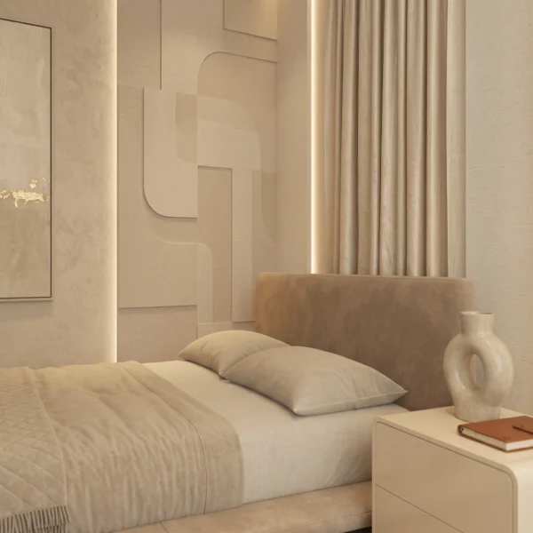 Aurelio Low-Profile Platform Bed in Dubai UAE (5) Modern Bedroom Furniture Sharjah UAE