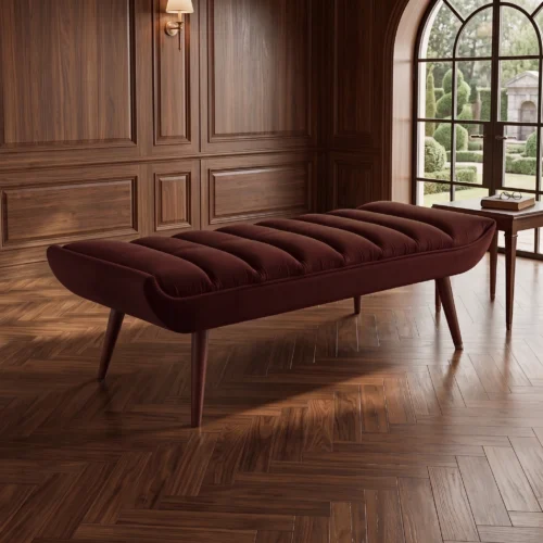 Aurelio Ribbed Accent Bench Dubai UAE (4) Modern Accent Bench UAE