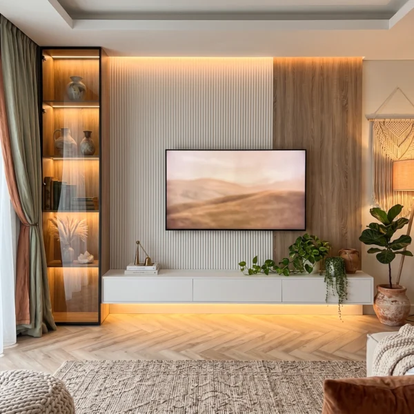 Aurevia LED Storage TV Wall Unit Dubai & UAE (1) Aurevia LED Storage TV Wall Unit Dubai UAE