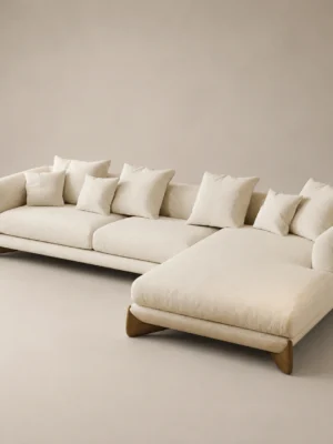 Avel-L-Shape-Sofa Avel L-Shape Sofa in beige linen by Marina Living UAE