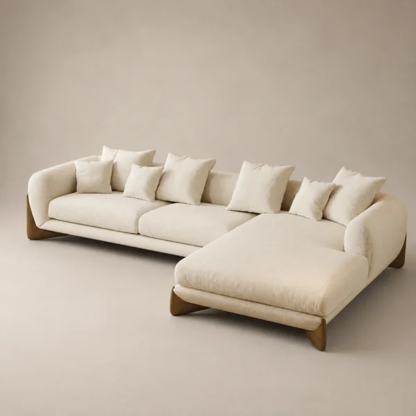 Avel-L-Shape-Sofa Avel L-Shape Sofa in beige linen by Marina Living UAE