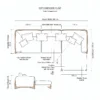 Avel-L-Shape-Sofa Avel L-Shape Sofa in beige linen by Marina Living UAE