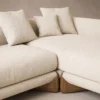 Avel-L-Shape-Sofa Avel L-Shape Sofa in beige linen by Marina Living UAE