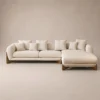 Avel-L-Shape-Sofa Avel L-Shape Sofa in beige linen by Marina Living UAE