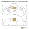 Aven-Arc-Sofa Aven Arc Sofa in beige bouclé by Marina Living UAE