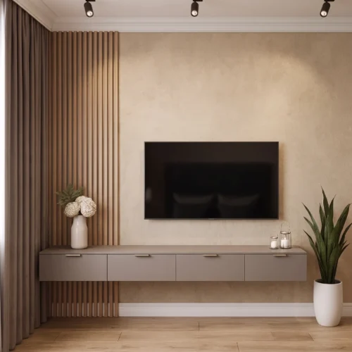 Custom Entertainment Wall Unit UAE & Custom Wall-Mounted TV Unit Dubai