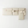 Cavalli-L-Shaped-Sofa Cavalli L-Shaped 3-Seater Sofa in beige linen by Marina Living UAE