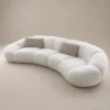 Cavora-Cloud-Straight-Sofa Cavora Cloud Straight Sofa in off-white bouclé by Marina Living UAE