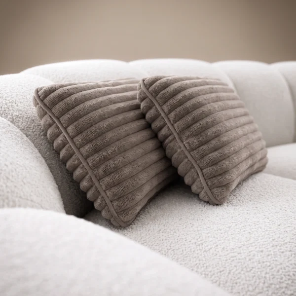 Cavora-Cloud-Straight-Sofa Cavora Cloud Straight Sofa in off-white bouclé by Marina Living UAE