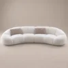 Cavora-Cloud-Straight-Sofa Cavora Cloud Straight Sofa in off-white bouclé by Marina Living UAE