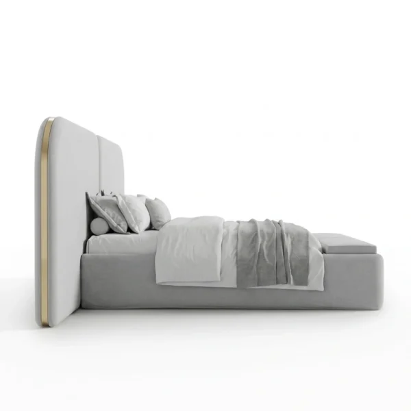 Como-Fleece-Bed Como Fleece Bed in light grey by Marina Living Dubai UAE