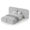 Como-Fleece-Bed Como Fleece Bed in light grey by Marina Living Dubai UAE
