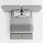 Como Fleece Bed in light grey by Marina Living Dubai UAE