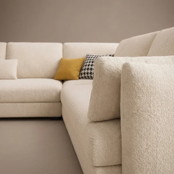 Crese-L-Shape-Sectional-Sofa Crese L-Shape Sectional Sofa in beige linen by Marina Living UAE