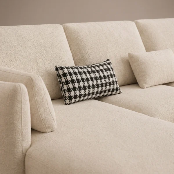 Crese-L-Shape-Sectional-Sofa Crese L-Shape Sectional Sofa in beige linen by Marina Living UAE