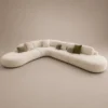 Duvel-Curved-Sofa Duvel Curved Sofa in beige bouclé by Marina Living UAE