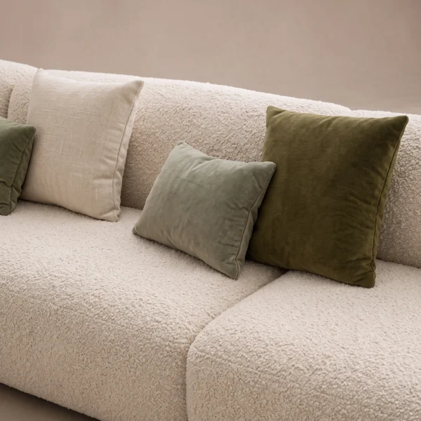 Duvel-Curved-Sofa Duvel Curved Sofa in beige bouclé by Marina Living UAE