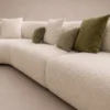 Duvel-Curved-Sofa Duvel Curved Sofa in beige bouclé by Marina Living UAE
