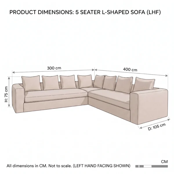 Eden-L-shaped-sofa Eden L-Shaped Four-Seater Sofa in beige soft-touch fabric by Marina Living UAE