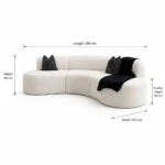 Elite Curve Sofa - Image 4