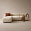 Elvan-Left-Corner-Sofa Elvan Left Corner Sofa in beige linen by Marina Living UAE