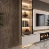 Ember Luxe Fireplace TV Wall Unit Dubai UAE (1) TV Wall Unit with Fireplace Dubai