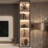 Ember Luxe Fireplace TV Wall Unit Dubai UAE (3) Custom Entertainment Wall Dubai