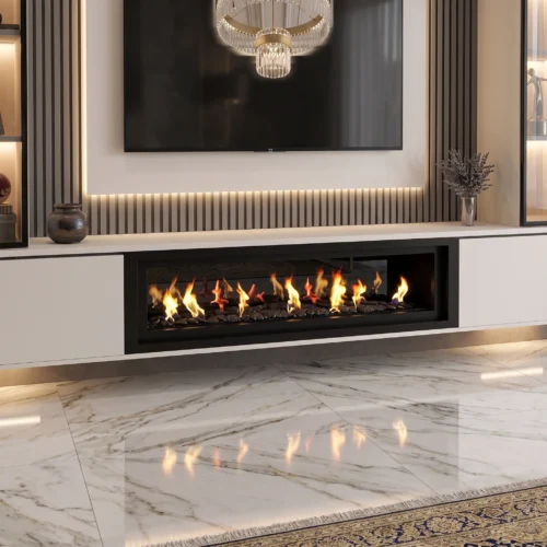Ember Luxe Fireplace TV Wall Unit Dubai UAE