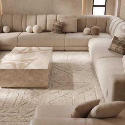 Evora Channel Tufted Majlis Sofa Set by Marina Living