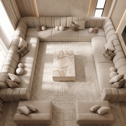 Large Four-Sided Majlis Seating UAE