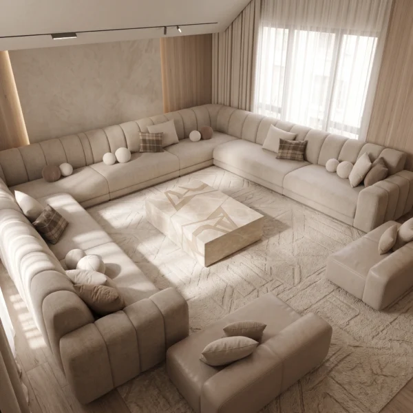 Evora Channel-Tufted Majlis Sofa Set Dubai Uae (4) Custom Majlis Sofa Set Dubai