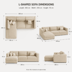 Haven Modular 3-Seater Cloud Sofa
