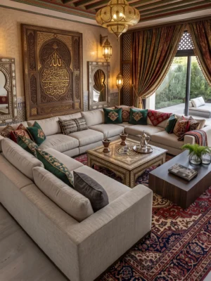 Layali Arabian Majlis Corner Sofa Layali Arabian Majlis Corner Sofa by Marina Living UAE