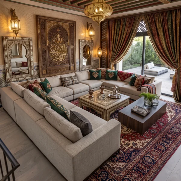 Layali Arabian Majlis Corner Sofa Layali Arabian Majlis Corner Sofa by Marina Living UAE
