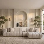 Lumessia 4-Seater Velvet Right Corner Sofa - Image 3