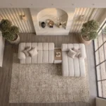 Lumessia 4-Seater Velvet Right Corner Sofa - Image 6