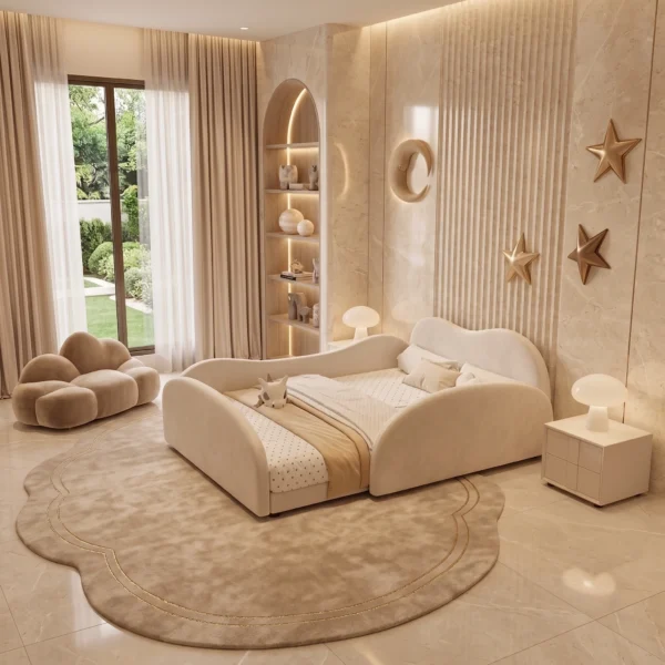 Lunara Cloud Guardian Bed by Marina Living Dubai UAE (3) Guardian Bed with Side Panels UAE