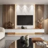 Lunaro Floating TV Wall Unit Dubai UAE (5) Custom TV Wall Design UAE