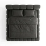 Luma Luxury Black Upholstered Bed - Image 5