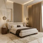 Marco Contemporary Curved Wing Bed - Image 5
