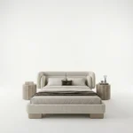 Marco Contemporary Curved Wing Bed