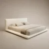 Mellow-Linen-Bed Mellow Linen Bed in beige linen by Marina Living UAE